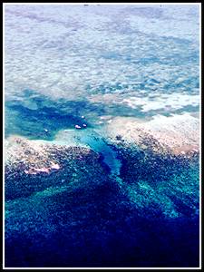 Aerial of Hol Chan